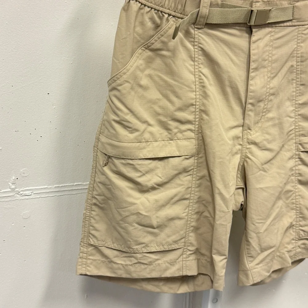 Uniqlo Geared Shorts Unisex Geared Shorts Beige Nylon Hiking Utility Belted‎ Sm